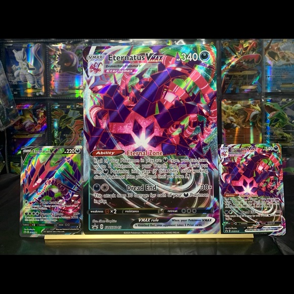 SOLD - 3 Pokémon Card Bundle + 1 Pin • Ultra Rare Black Star Promos